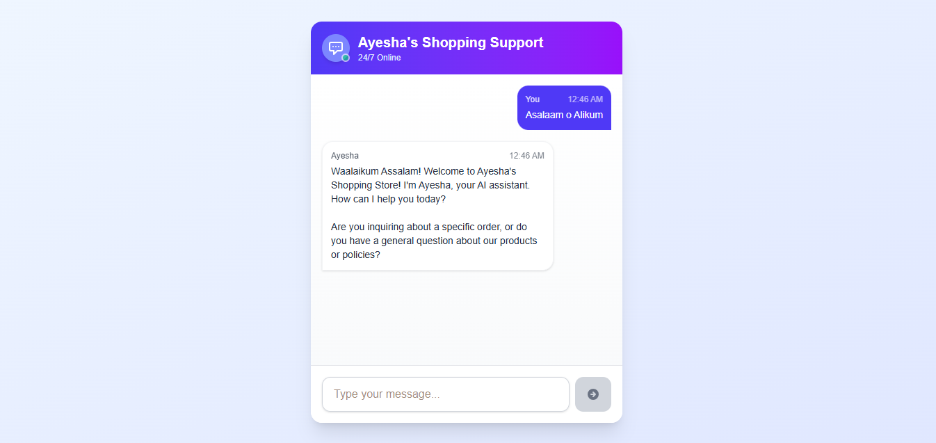 AI Customer Support Agent