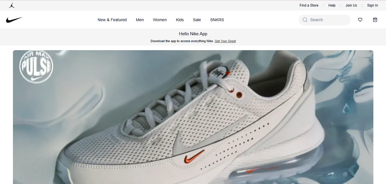 Nike Website