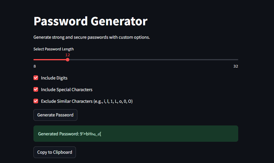 Password Generator